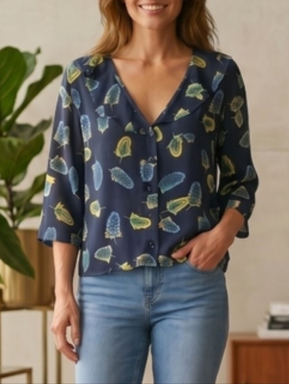 ZOE California Crepe Blouse